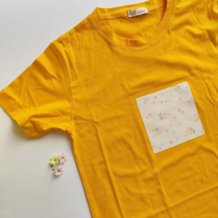 تیشرت زنانه نخ پنبه فری سایز طرح گل های بهاری