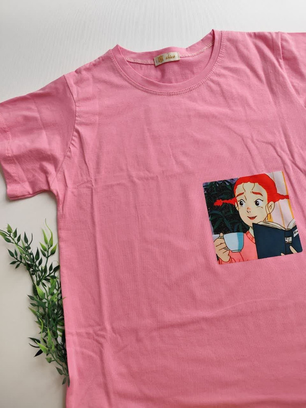 تیشرت نخ پنبه فری سایز طرح جودی ابوت و بابا لنگ دراز