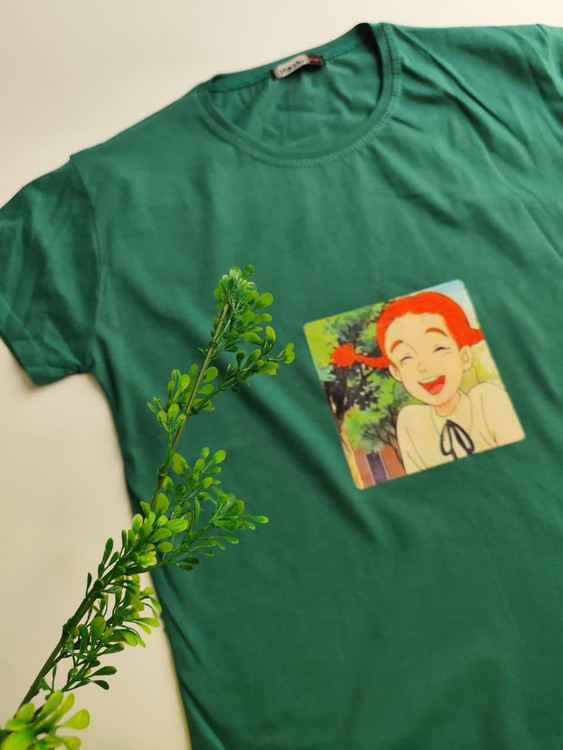 تیشرت نخ پنبه فری سایز طرح جودی ابوت و بابا لنگ دراز