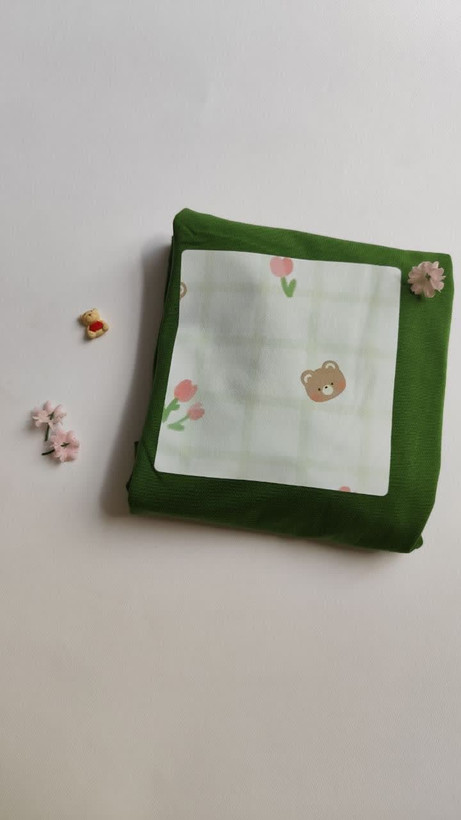 تیشرت زنانه نخ پنبه فری سایز طرح خرس کیوت