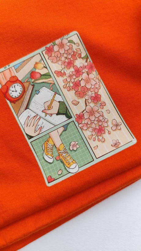 تیشرت زنانه نخ پنبه فری سایز طرح تمبر