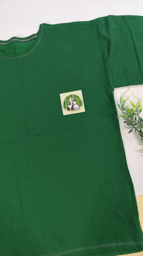 تیشرت زنانه نخ پنبه فری سایز طرح پاندا