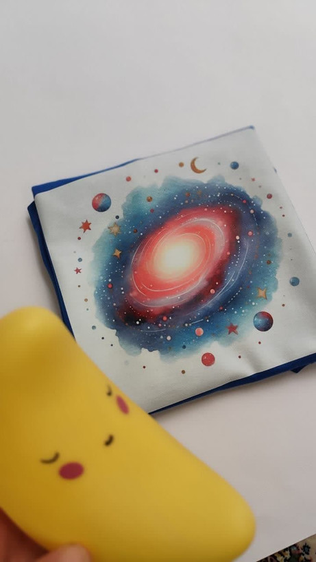 تیشرت زنانه نخ پنبه فری سایز طرح کهکشان