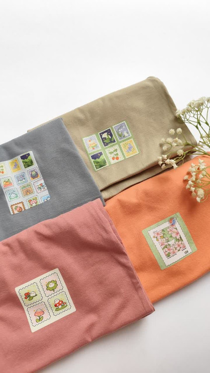 تیشرت زنانه نخ پنبه فری سایز کالکشن تمبر