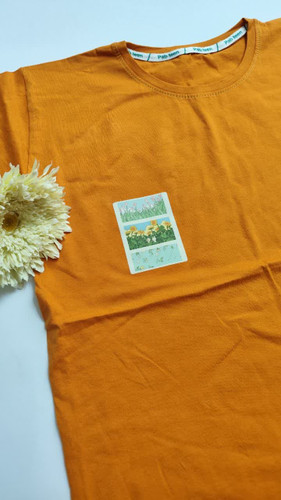 تیشرت زنانه نخ پنبه فری سایز طرح گل و طبیعت