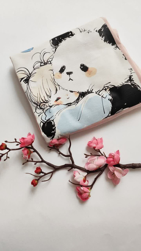 تیشرت زنانه نخ پنبه فری سایز طرح پاندا