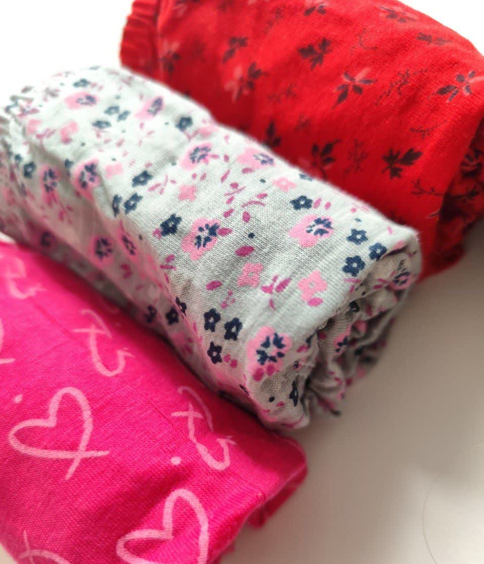 شورت زنانه نخ پنبه طرحدار