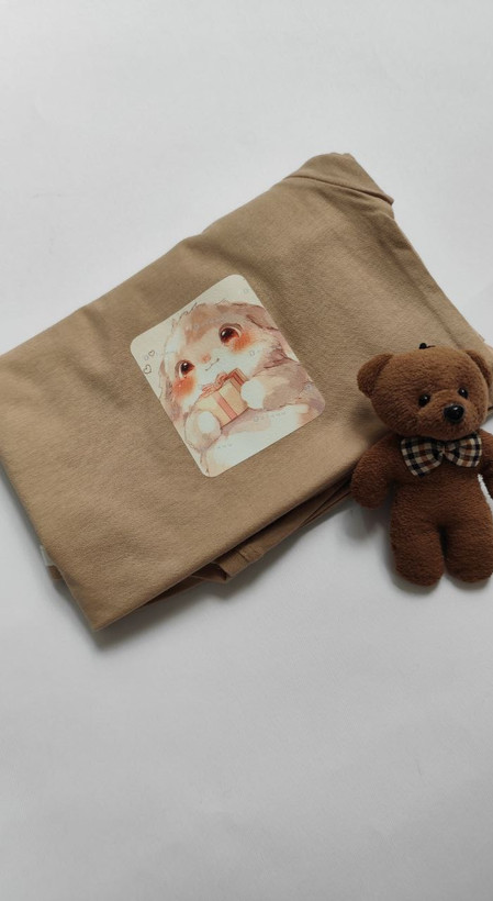 تیشرت زنانه نخ پنبه فری سایز طرح خرگوش