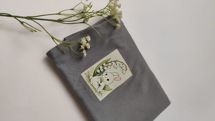 تیشرت زنانه نخ پنبه فری سایز طرح خرگوش