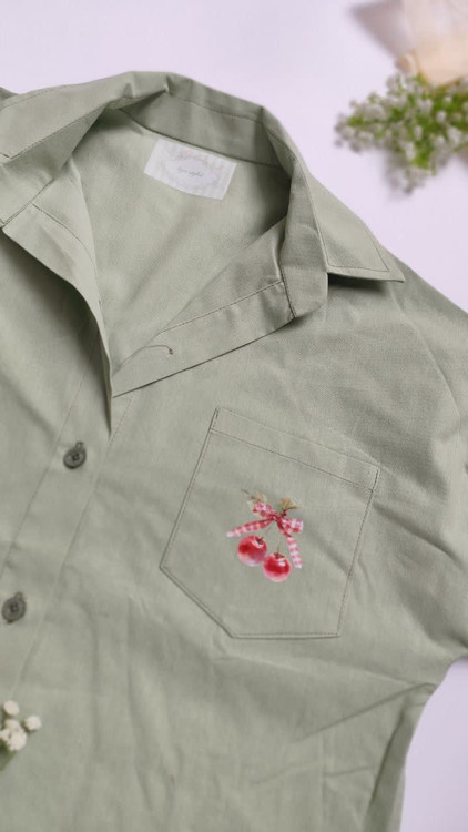 شومیز آستین بلند یقه برگردان زنانه با رنگ های پاستیلی