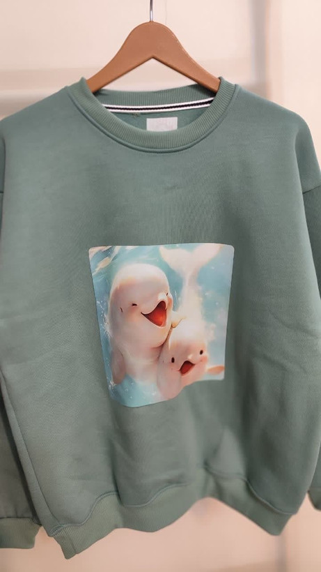 دورس زنانه داخل کرکی فری سایز طرح دلفین