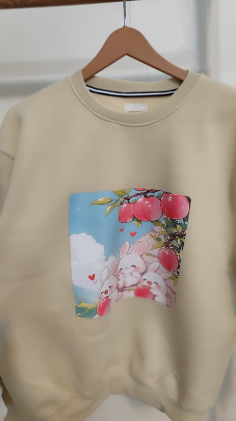 دورس زنانه داخل کرکی فری سایز طرح خرگوش کیوت