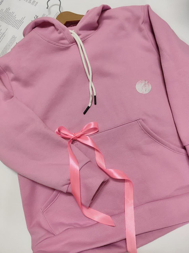 هودی زنانه گرم رنگ صورتی