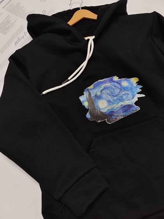 هودی زنانه گرم رنگ مشکی