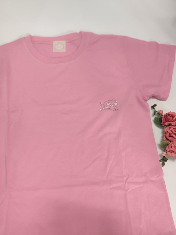 تیشرت زنانه نخ پنبه فری سایز طرح گل