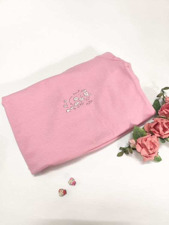 تیشرت زنانه نخ پنبه فری سایز طرح گل