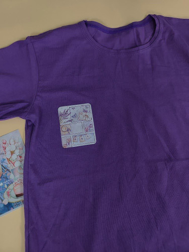 تیشرت زنانه نخ پنبه فری سایز طرح تمبر