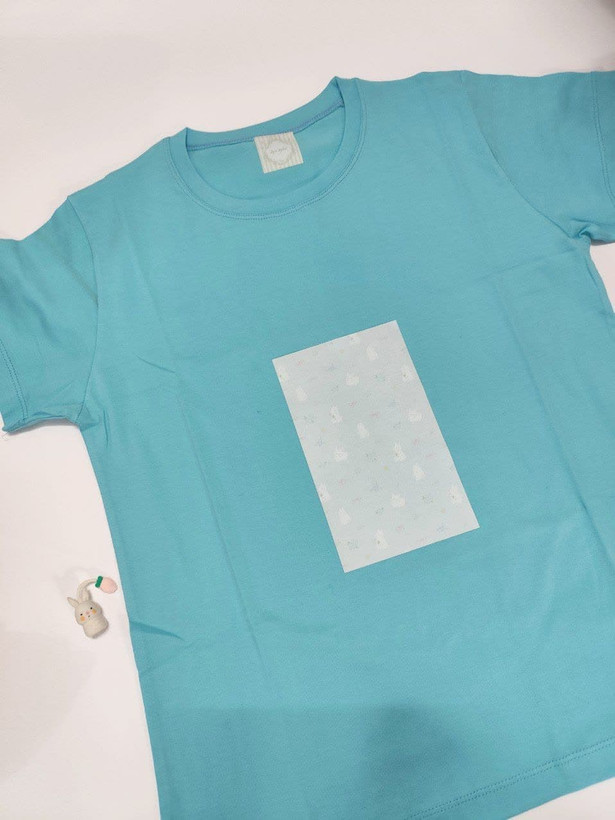 تیشرت زنانه نخ پنبه فری سایز طرح خرگوش