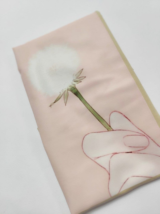 تیشرت زنانه نخ پنبه فری سایز طرح قاصدک