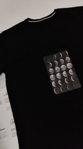 تیشرت زنانه نخ پنبه فری سایز طرح هلال ماه