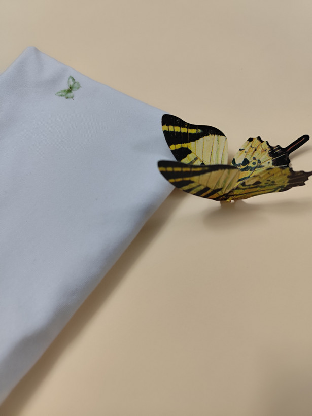 تیشرت زنانه نخ پنبه فری سایز طرح پروانه