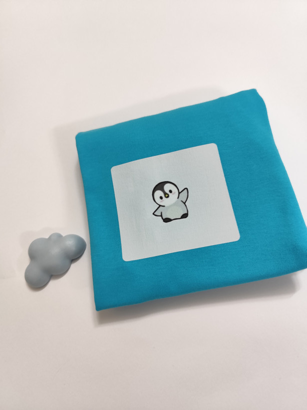 تیشرت زنانه نخ پنبه فری سایز طرح پنگوئن