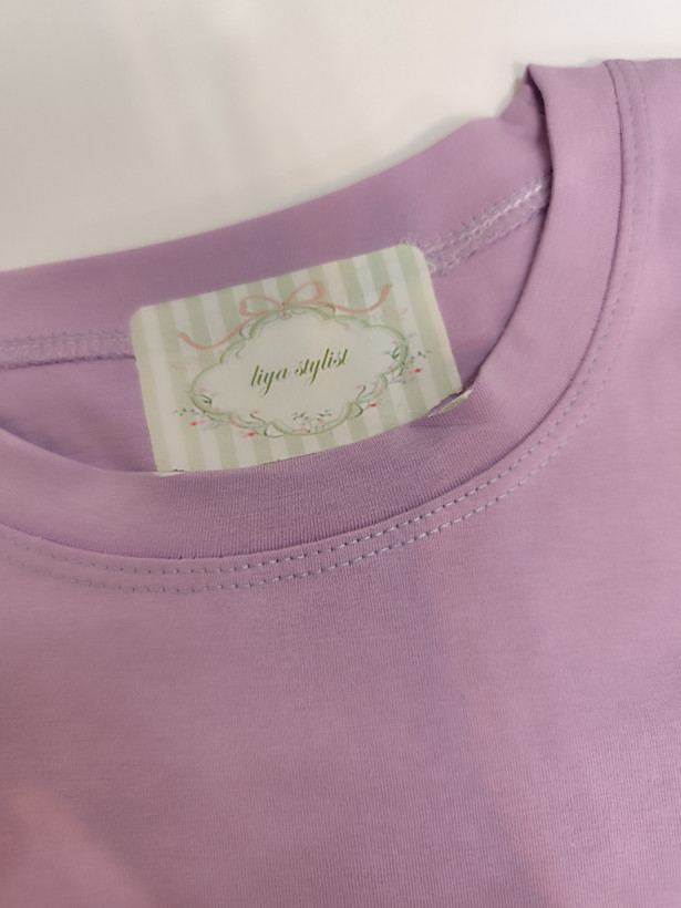 کراپ تیشرت نخ پنبه فری سایز طرح گربه