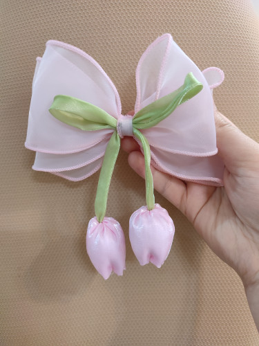 گیره پاپیون آویز لاله